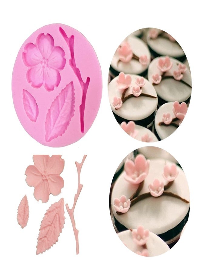 DD-life 9 Pcs Flowers Fondant Molds Silicone Molds for Cupcake Dessert Chocolate Jelly Cookie Decor, Jewelry, Pastry, Chocolate,Handmade Soap Mould Candy Making - Image 4