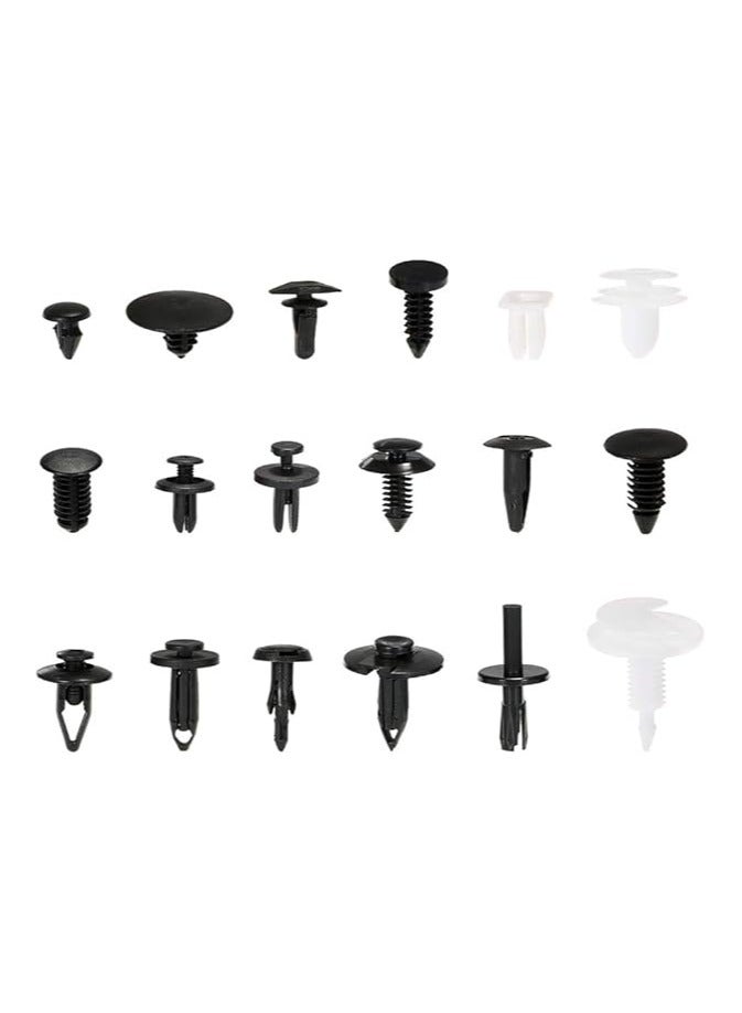 general car retainer clips & plastic fasteners kit auto fastener clips with clips removal tool 415pcs 18 sizes car push pin rivet trim clips panel moulding car accessories, LMTK7755-1TAM-CJZ-1 - Image 2