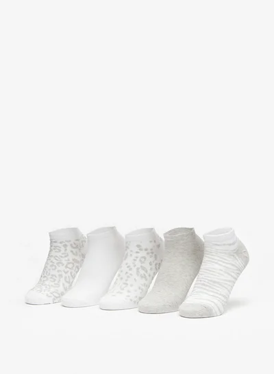shoexpress Assorted Ankle Length Socks - Set of 5