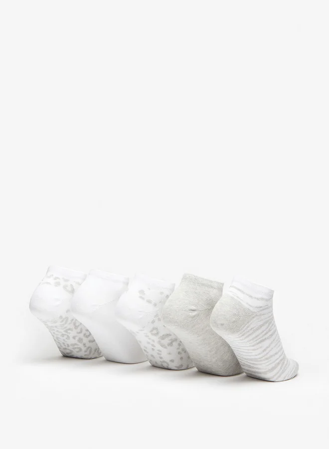 shoexpress Assorted Ankle Length Socks - Set of 5