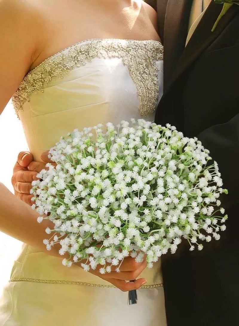 Ayshal 30 Bundles - 900 Flowers Artificial Gypsophila, 11.8 Inches Suitable for Outdoor Arrangement, Very Suitable for Weddings, Engagements, Home Decoration, Hotels, Projects, Parties - Image 2