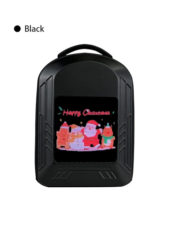 OASIS DESERT LED Backpack Shoulder Light Display Large Screen Cool DIY Hard Shell Waterproof Riding Sports - Image 1