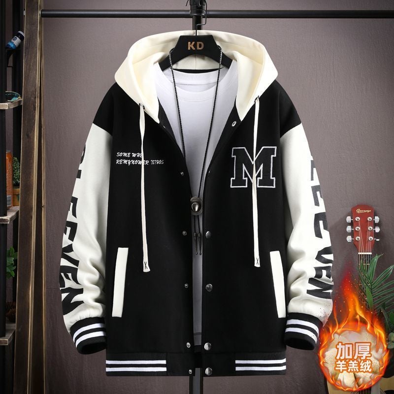 13-15 Years Old Junior High School Boys Coat 14 Handsome Baseball Suit Jacket 15 Years Old Teenager Big Boy Men'S Clothing - Image 1
