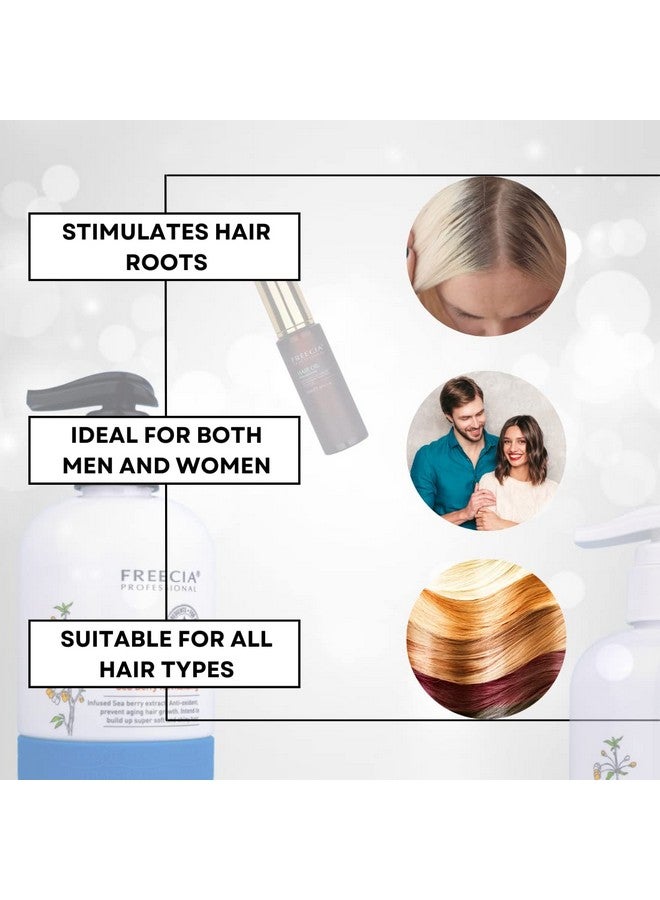 freecia Professional Shampoo Conditioner Serum Combo, Hair Care Kit/For Dry/Frizz/Brittle/Nourish Scalpe Add Volume, Dryness Brittle Hair, For All Hair Type - Image 4