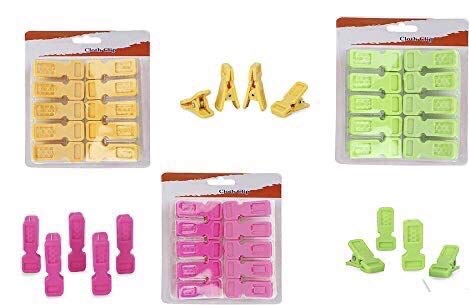 DADDY - G DADDY-G® Heavy Duty Cloth Clips for Drying | Extra Strong Plastic Clothes Pegs | Rust-Free, Windproof Clips for Indoor & Outdoor Use (Multicolour, 10cm) - Image 2