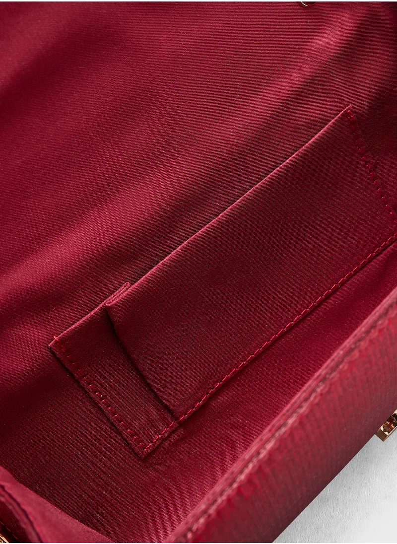 خزانة Embellished Clutch Bag