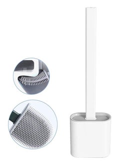 AIWANTO Silicone Toilet Brush with Holder  - Image 3