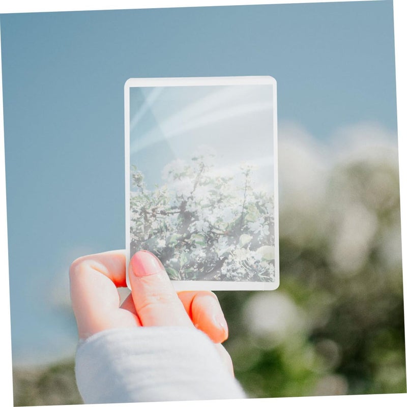 NUOBESTY 100pcs Hot Thermal Laminating Sheets Self Sealing Lamination Film Card Laminate Sheets for Photo Protection Easy to Use - Image 4