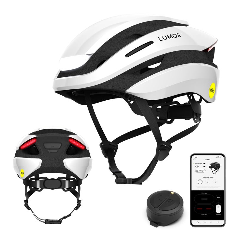 Lumos Ultra Smart Bike Helmet | Customizable Front and Back LED Lights with Turn Signals | Road Bicycle Helmets for Adults: Men, Women (MIPS) - Image 1