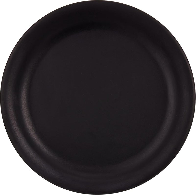 Servewell Melamine Horeca Matte Small Plate, Black, 19 Cm, S-2922 - Image 1