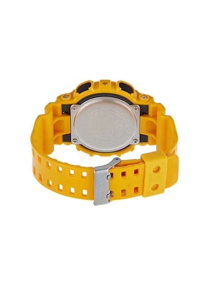 G-SHOCK ساعة يد رقمية تناظرية مقاومة للماء للرجال GA-100A-9ADR - Image 3