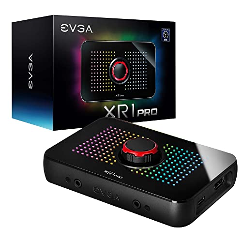 EVGA XR1 Pro Capture Card 1440p4K HDR CapturePass Through Certified for OBS USB 31 ARGB Audio Mixer PC PS5 PS4 Xbox Series X and S Xbox One Nintendo Switch 144U1CB21LR - Image 1