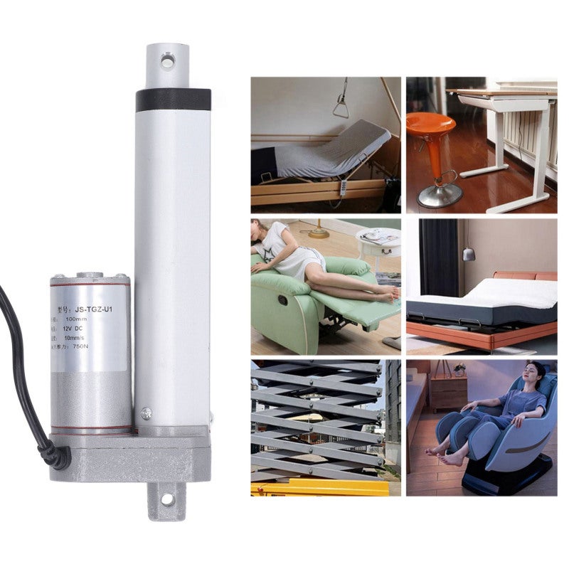 Electric Push Rod: White, Smooth Operation, Zero Upkeep - Remote Control Linear Motion for Smart Home, Industrial Lifting, Camera Frame & Projector System - Image 3