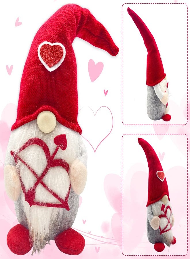 Teeker Valentines Day Decor - Valentines Day Decorations - Valentine Couple Gnomes Decorations for Home, Office - Valentine's Gifts for Her, Wife, Women, Girlfriend - Romantic Anniversary Vday Wedding Gift - Image 3