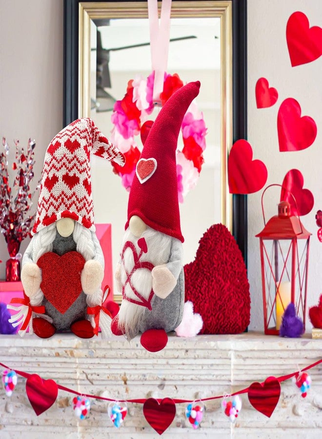 Teeker Valentines Day Decor - Valentines Day Decorations - Valentine Couple Gnomes Decorations for Home, Office - Valentine's Gifts for Her, Wife, Women, Girlfriend - Romantic Anniversary Vday Wedding Gift - Image 5