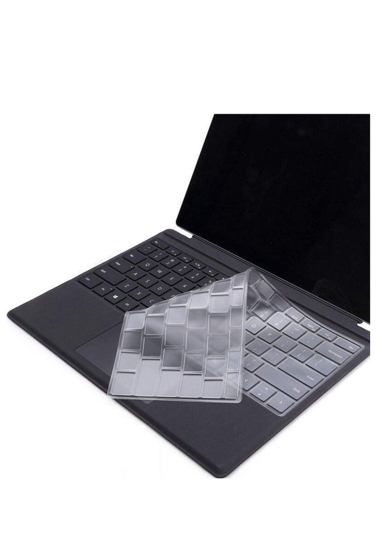 Generic - Clear Keyboard Cover Compatible for Microsoft Surface Pro 4 and 2017 Microsoft Surface Pro 5 and Microsoft Surface Pro 6 and Surface Pro 7, Surface Pro X 2019, Surface Pro 8 2021 - Image 1