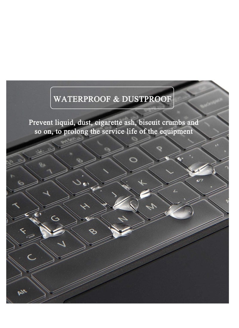 Generic - Clear Keyboard Cover Compatible for Microsoft Surface Pro 4 and 2017 Microsoft Surface Pro 5 and Microsoft Surface Pro 6 and Surface Pro 7, Surface Pro X 2019, Surface Pro 8 2021 - Image 1