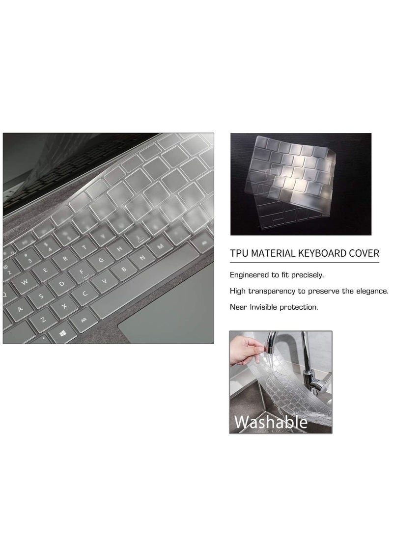 Generic - Clear Keyboard Cover Compatible for Microsoft Surface Pro 4 and 2017 Microsoft Surface Pro 5 and Microsoft Surface Pro 6 and Surface Pro 7, Surface Pro X 2019, Surface Pro 8 2021 - Image 1
