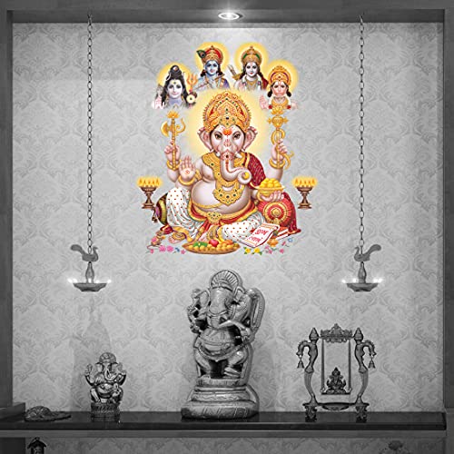 Rangoli Modern Medium God Wall Sticker - Image 2