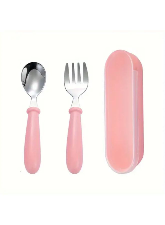 Green Stainless Steel Customizable Cutlery Set with Storage Box for Party - Image 5