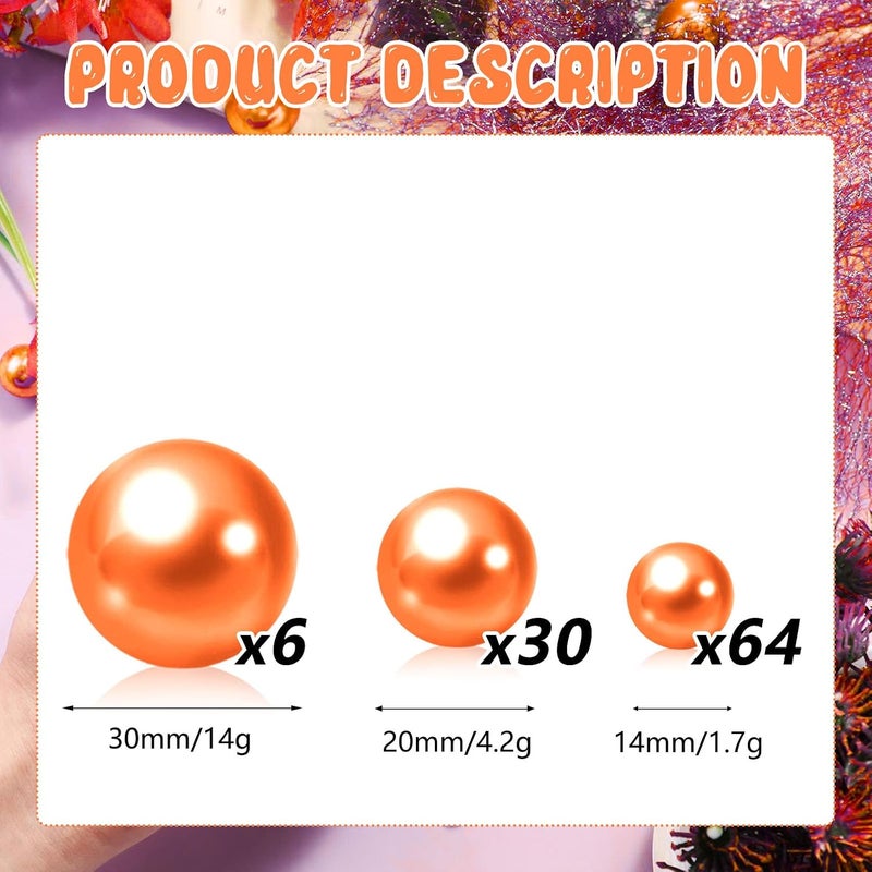 ZEBMOON 100 Pcs Floating Pearls 14/20/53MM Cheng - Image 2