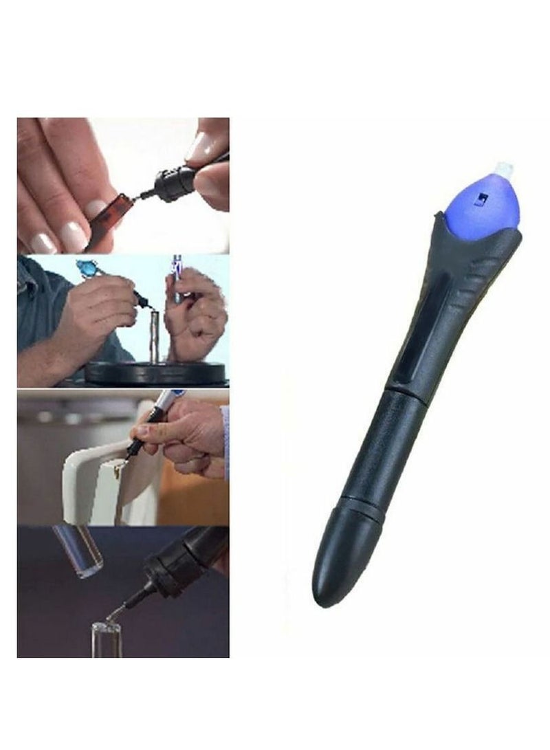 Generic Quick Fix Liquid Glue Pen UV Light Repair Tool Super Powered Liquid Plastic Welding Compound Office Supplies 5 Second  - Image 1