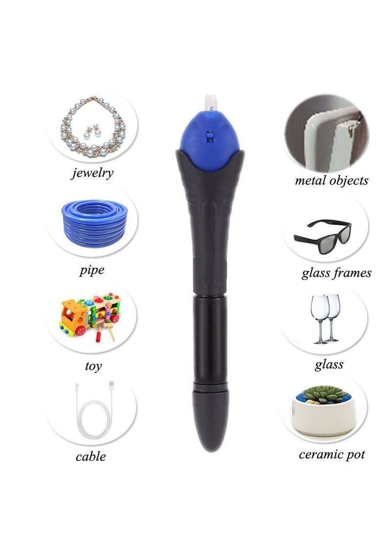 Generic Quick Fix Liquid Glue Pen UV Light Repair Tool Super Powered Liquid Plastic Welding Compound Office Supplies 5 Second  - Image 4