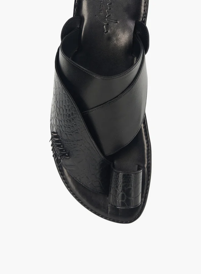 Al Waha Men's Arabic Sandals with Toe Loop - Ramadan Collection