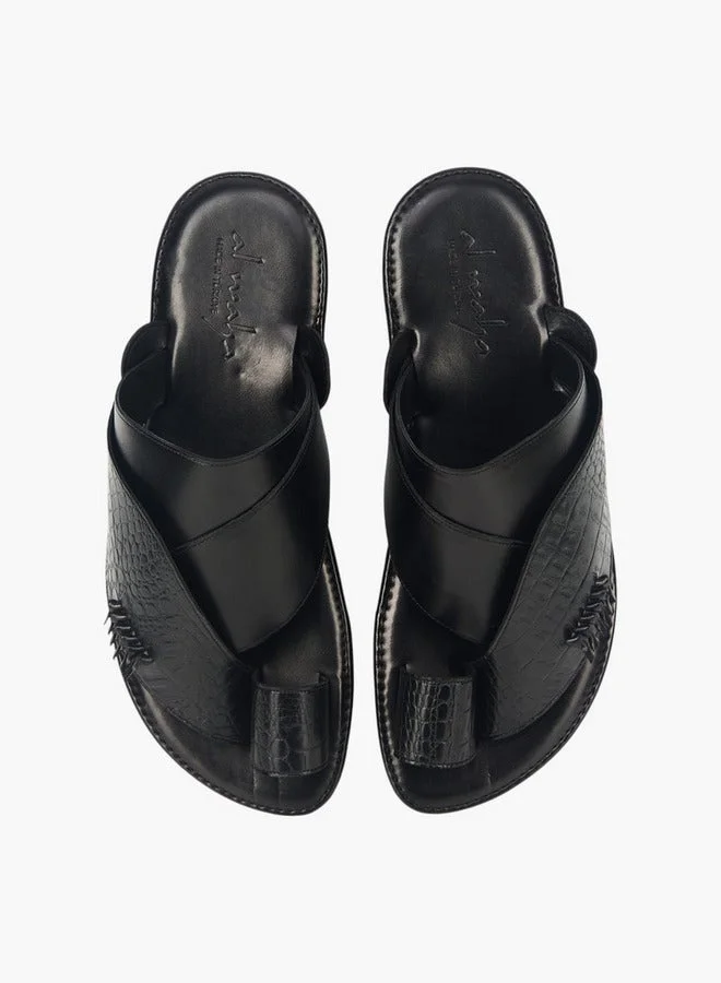 Al Waha Men's Arabic Sandals with Toe Loop - Ramadan Collection