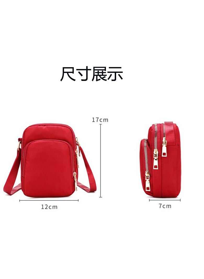 Handbags For Women Shoulder Bags, Mini Multifunctional Shoulder Bag, Mobile Phone Nylon Zipper Oxford Cloth Bracelet, Bracelet.  - Image 2