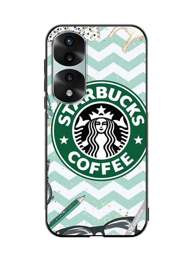 VR CREATIVE Protective Case Cover For Honor 70 Pro Starbucks Coffee Design Multicolour - Image 1