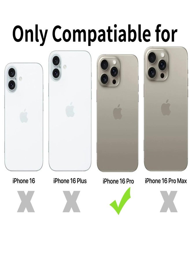 TENOC Phone Case Compatible with iPhone 16 Pro, Clear Case Shockproof Protective Bumper Slim Cover for 6.3 Inch - Image 2