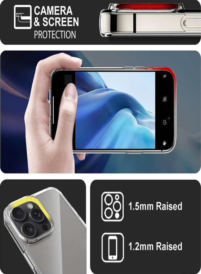 TENOC Phone Case Compatible with iPhone 16 Pro, Clear Case Shockproof Protective Bumper Slim Cover for 6.3 Inch - Image 4