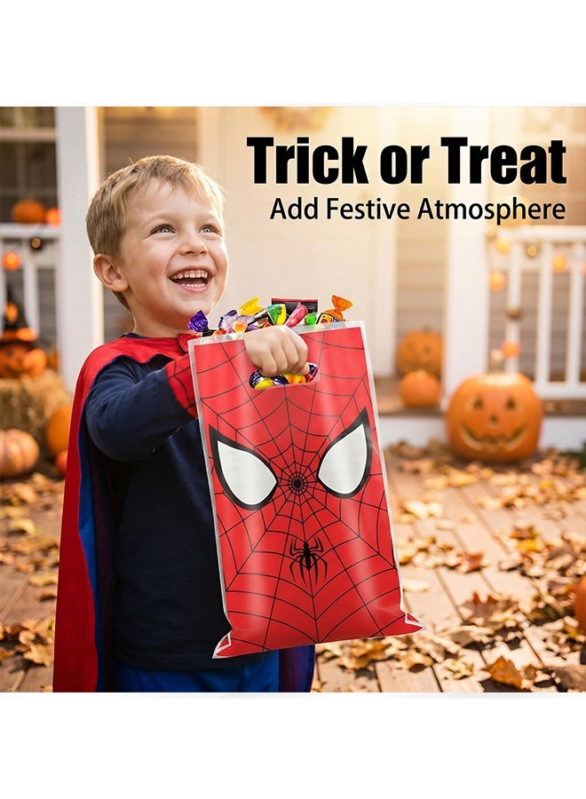 SPIDERMAN 40 Pcs Spider-Man Themed Party Gift Bags,Reusable Cartoon Candy Tote Bags,Red Decorative Bags for Kids Birthday Party,Adult Celebration,Table Decor and Party Favors - Image 3