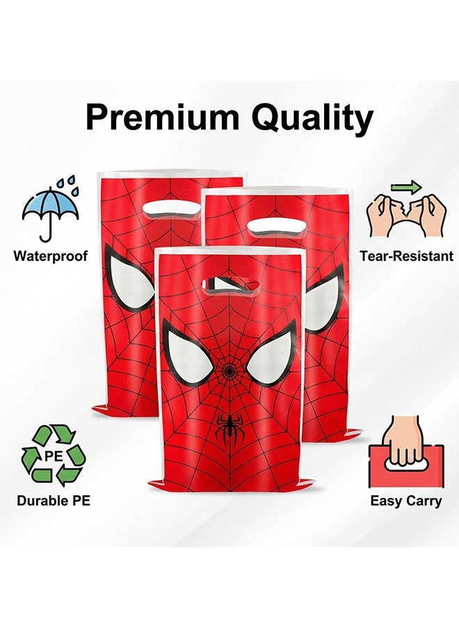 SPIDERMAN 40 Pcs Spider-Man Themed Party Gift Bags,Reusable Cartoon Candy Tote Bags,Red Decorative Bags for Kids Birthday Party,Adult Celebration,Table Decor and Party Favors - Image 5
