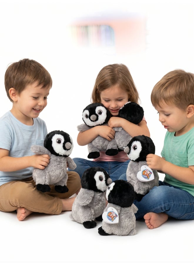 Fluffmals لعبة فلوفمالز الناعمة على شكل حيوان – إمبراطور BABY 15cm 15cm | لعبة محشوة صغيرة لطيفة للأطفال | ناعمة للغاية وقابلة للعناق | لعبة ناعمة مناسبة للسفر للأطفال والرضع - Image 1