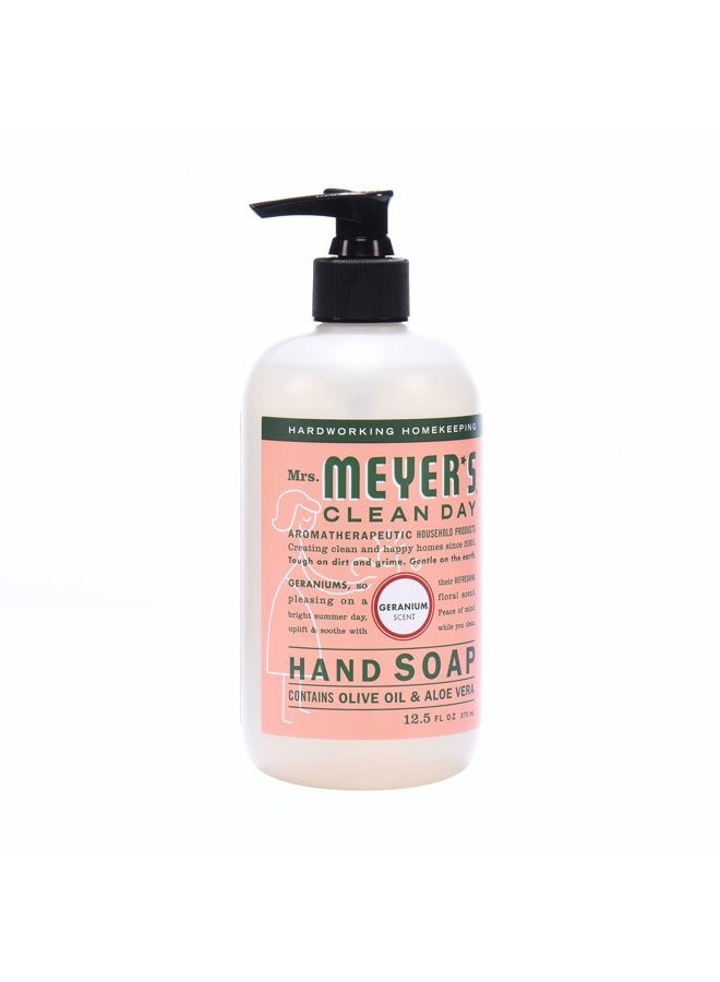 Mrs. Meyer's Mrs. Meyer´s Clean Day Hand Soap, Geranium, 12.5 fl oz, 3 ct3 - Image 2