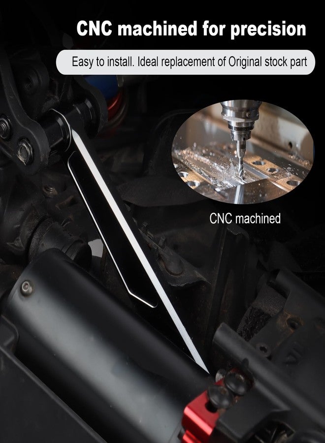 AllinRC Aluminum Rear Chassis Brace for 1/8 Arrma Notorious 6S Typhon 6S BLX (Black) - Image 3