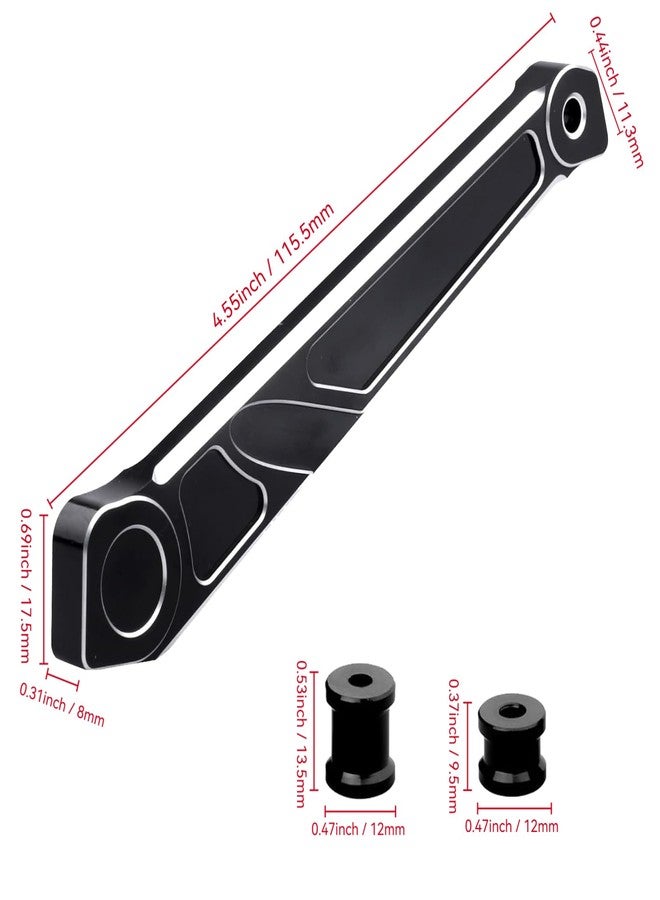 AllinRC Aluminum Rear Chassis Brace for 1/8 Arrma Notorious 6S Typhon 6S BLX (Black) - Image 5