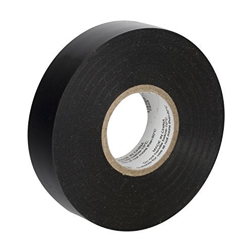 Duck Brand Heavy Duty Electrical Tape, 0.75-Inch x 66-Feet, Single Wrapped Roll, Black (393120) - Image 2