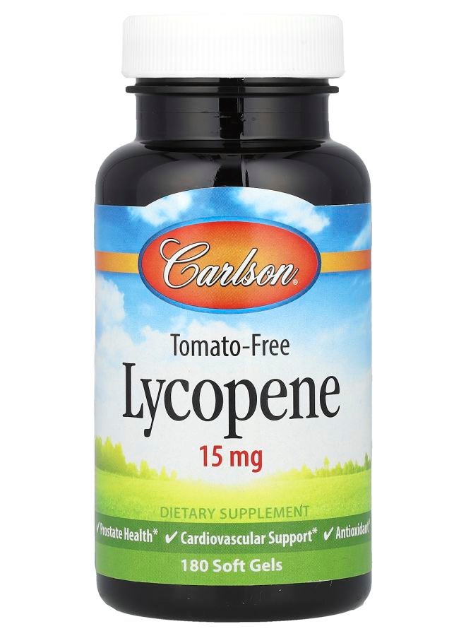 Carlson Lycopene 15 mg 180 Soft Gels - Image 1