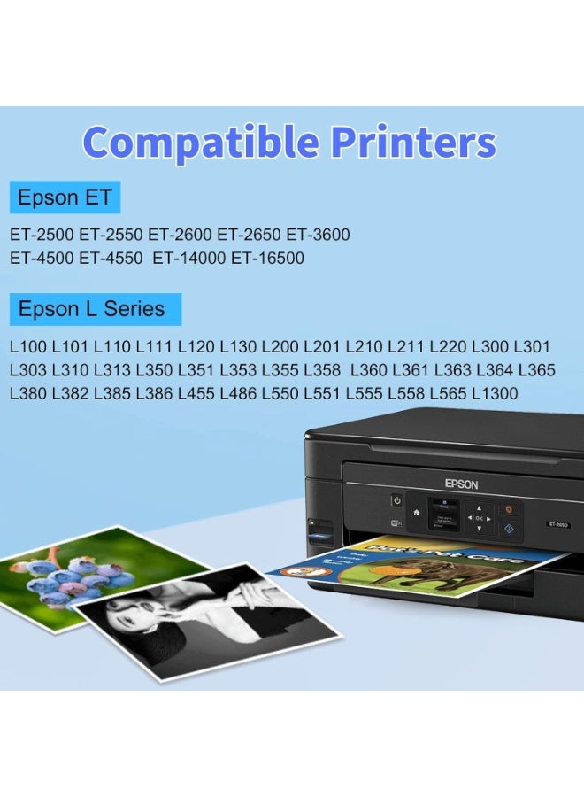 SKY 4-Pack 664 compatible Ink Set for  Eco Tank Printer L210 L220 L300 L355 L365 L555 L1300 L3050 L3060 - Image 3
