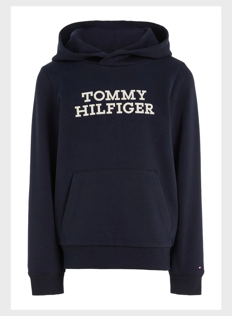 TOMMY HILFIGER Youth Logo Hoodie