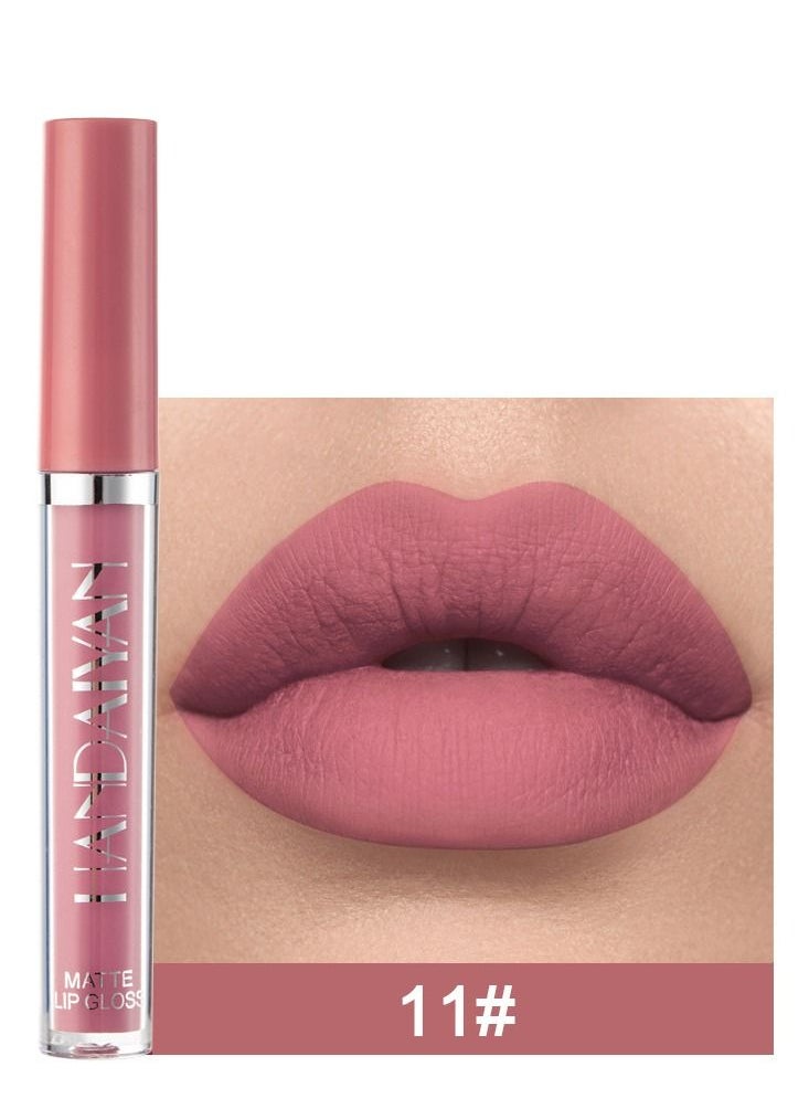 Handaiyan Lipstick Matte Liquid Lipsticks Makeup For Women Velvet Long Lasting Waterproof Highly Pigmented Colour Quick-Drying, Smudge-Proof, Nourishes, Conditions,Ultra Soft Moisturizes  - Image 1