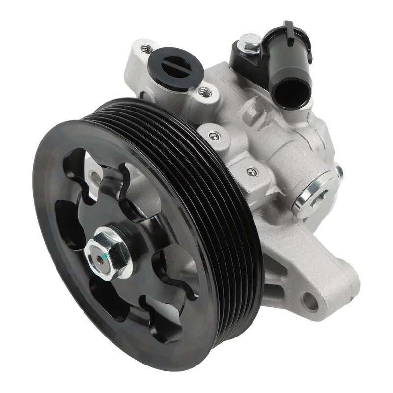 Daysyore Power Steering Pump 21-5456 with Pulley Fits for 2006 2007 2008 2009 2010 2011 Civic 1.8L, OE-Quality Power Assist Pump, Replace OE 21-5456 55-5822 56110-RNA-A01 36-215668 - Image 1