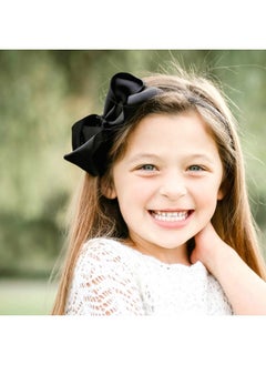 DED DED 16 Pack Hair Bows Plastic Hair Headband Grosgrain Ribbon Headbands Hair Hoops Hair Accessories for Baby Girls Kid  - Image 5