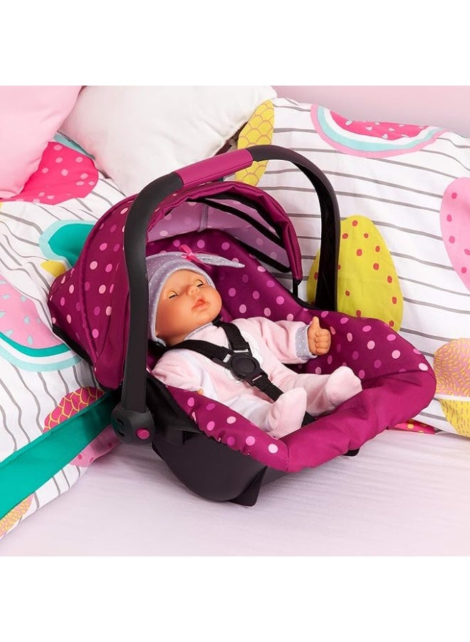 Bayer Dolls Deluxe Car Seat With Canopy Upto 46-Cm Dolls 67967AA - Image 1