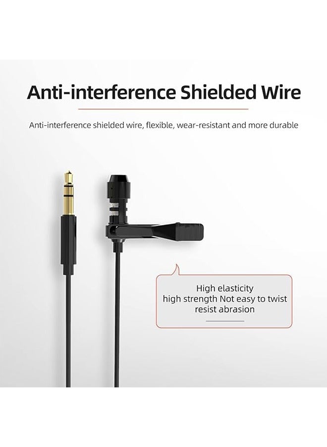 BOYA By-M1 Lavalier Microphone Microcravate, with Wind Muff Type C 3.5MM Jack, Sound for Presentations and Video Recording, Used for Smartphones Canon Nikon DSLR Camera Camera Recorder PC  - Image 4