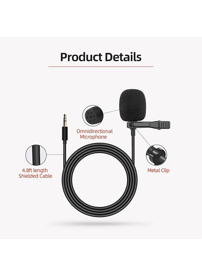 BOYA By-M1 Lavalier Microphone Microcravate, with Wind Muff Type C 3.5MM Jack, Sound for Presentations and Video Recording, Used for Smartphones Canon Nikon DSLR Camera Camera Recorder PC  - Image 5