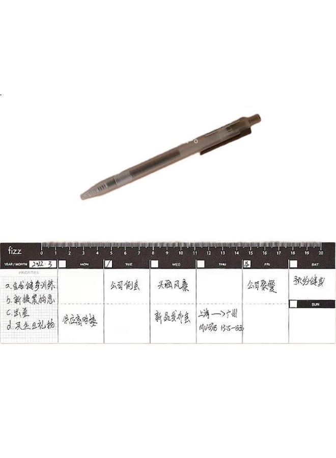 Fizzy Self-Filling Calendar, Planner, Mini Desk Organizer, Task List, Office Desk, Business Weekly Planner, Small Notebook, Memo Pad, Phone Stand, Fz335014 - Image 1